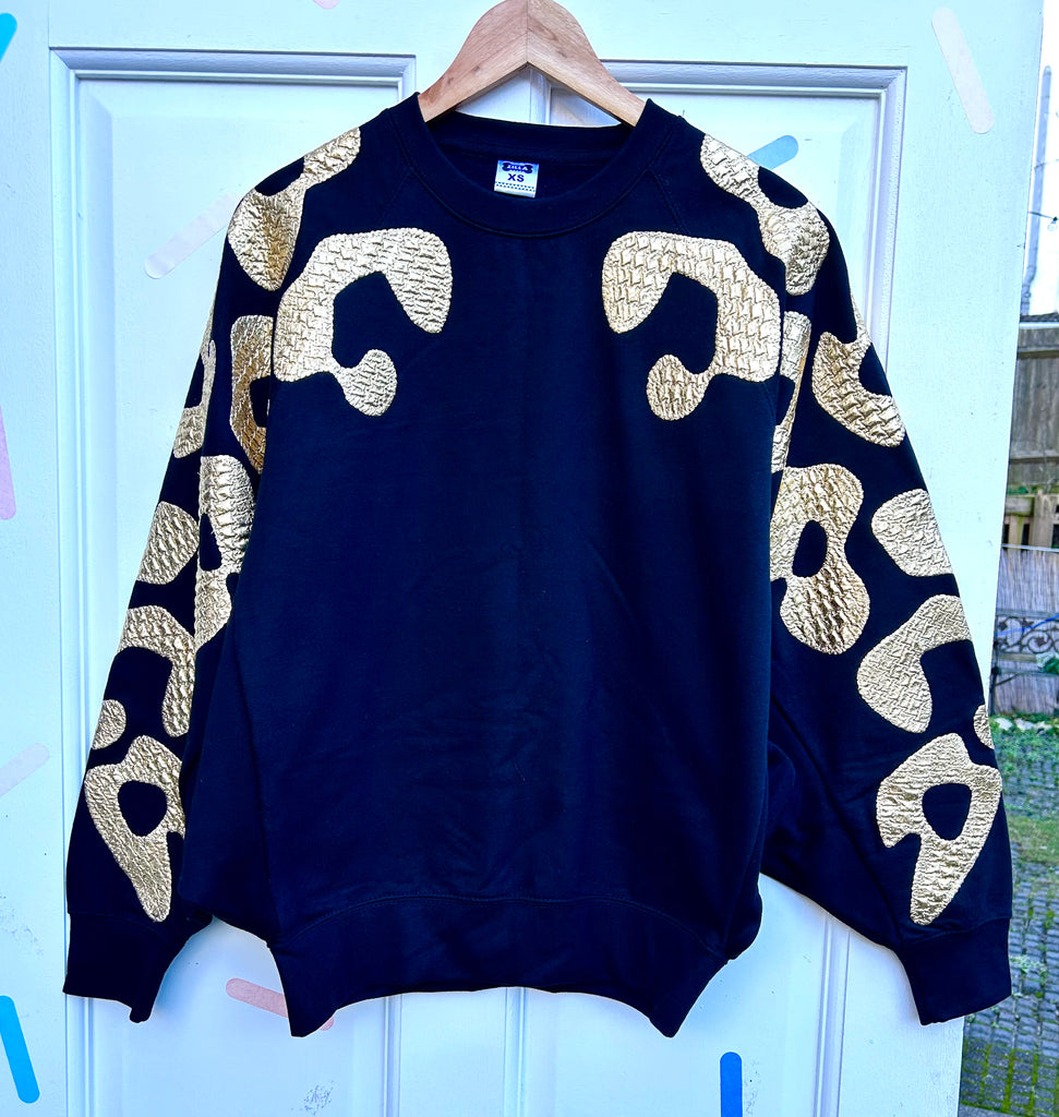 SECONDS - Bonnie Batwing Sweat - Quilted Gold - Various Sizes