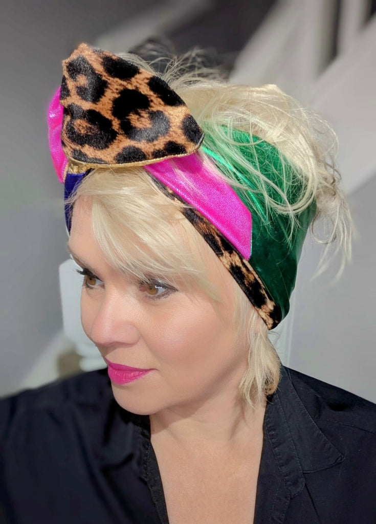 Metallic Headbands - Leopard - up to 2 week dispatch